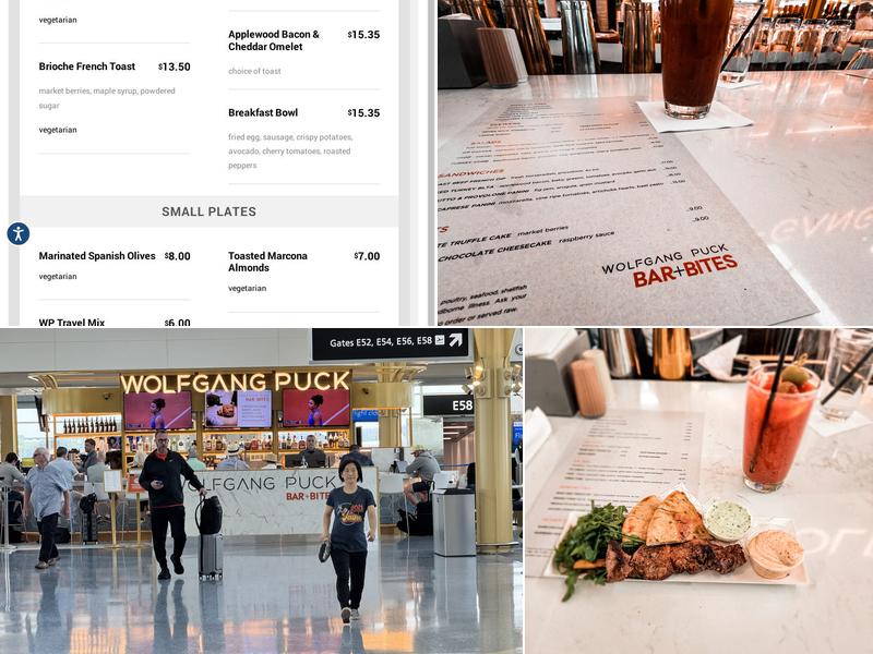 Wolfgang Puck Bar & Bites Menu