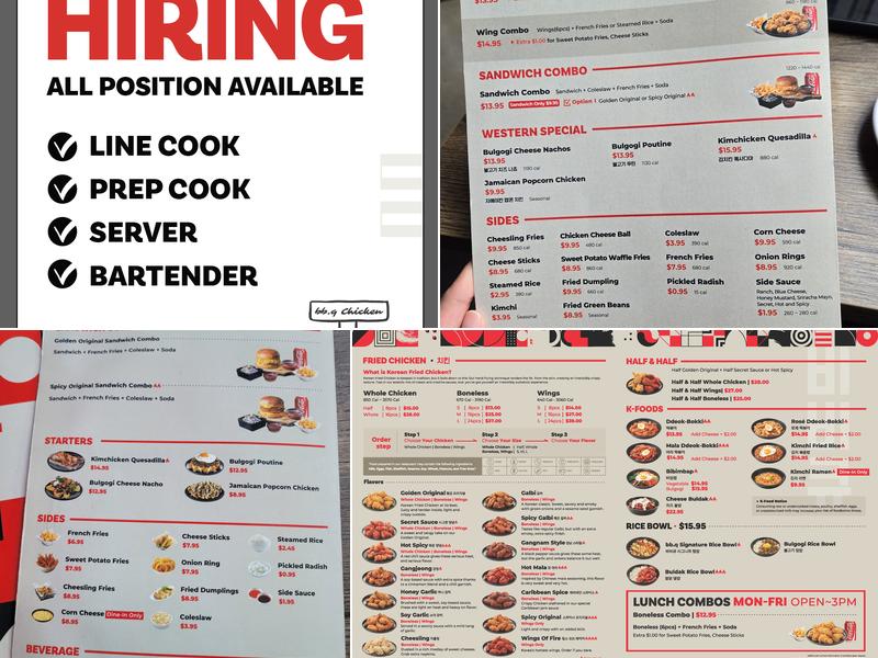 bb.q Chicken Virginia Square Menu