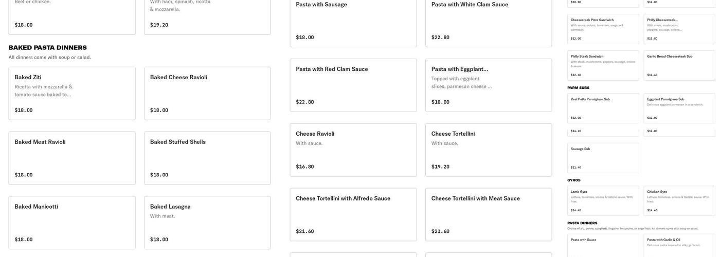 Byron Place Pizzeria & Italian Restaurant Menu