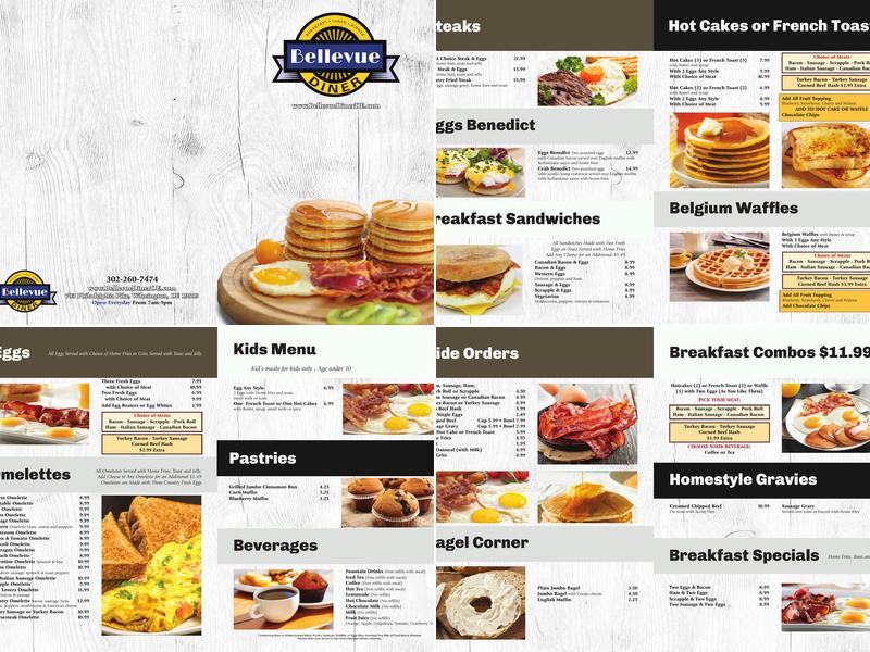 Bellevue Diner Menu