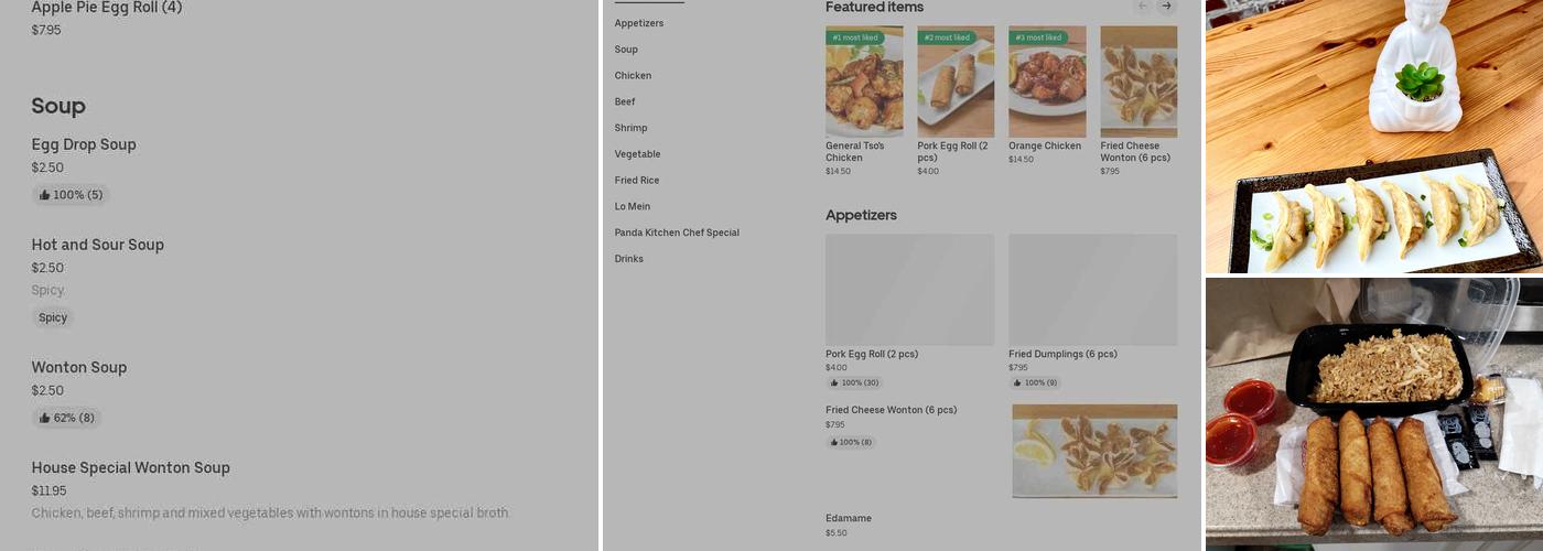 PANDA KITCHEN Menu