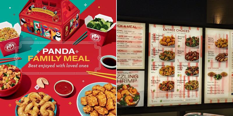 Panda Express Menu