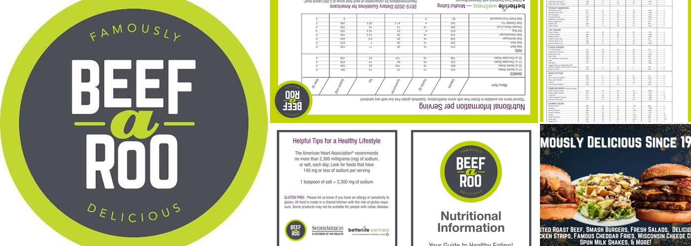 Beef-A-Roo Menu