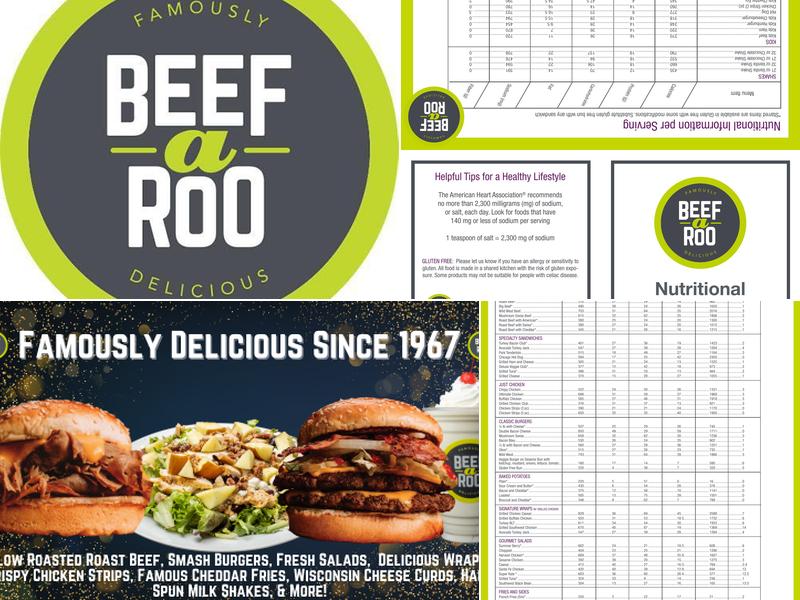 Beef-A-Roo Menu