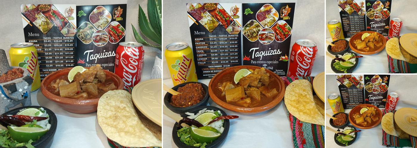 Taqueria Sandy’s Menu
