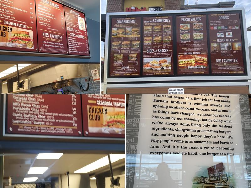 The Habit Burger Grill Menu