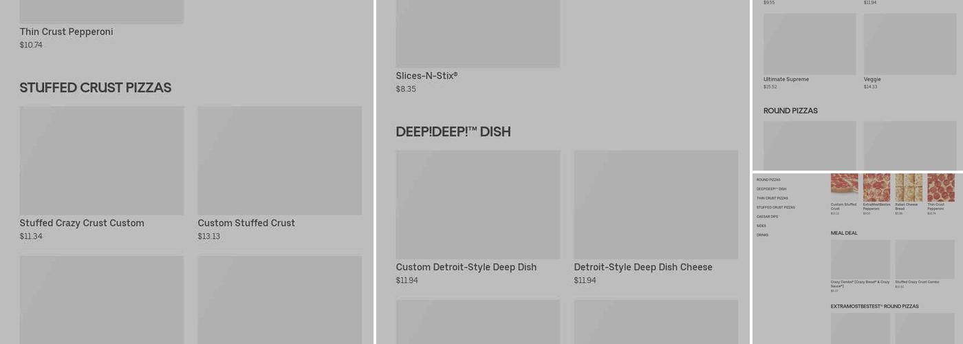 Little Caesars Pizza Menu