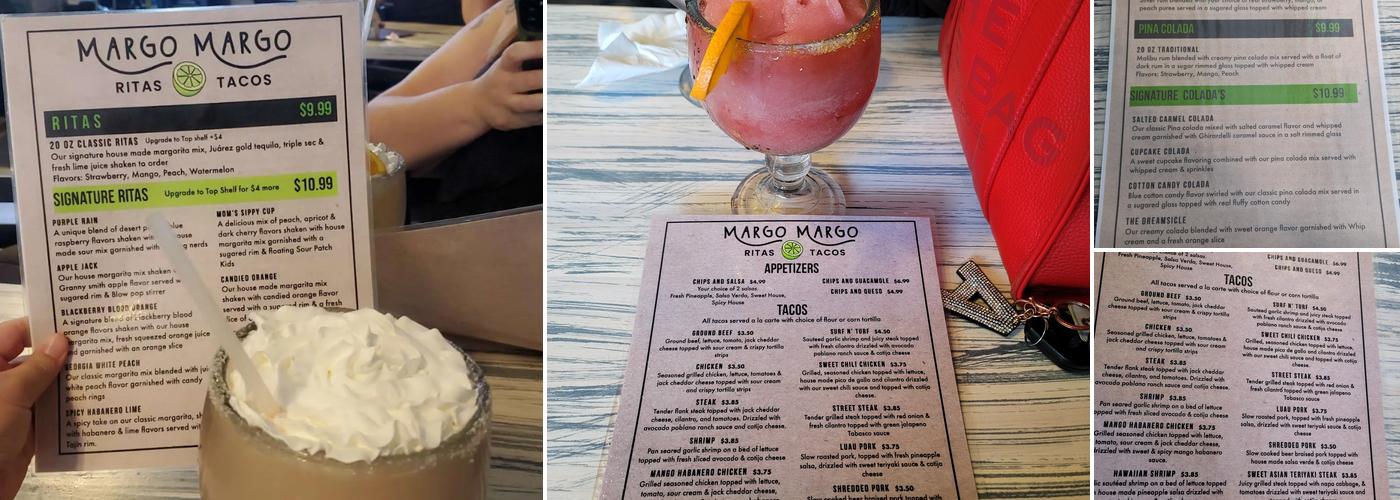 Margo Margo Menu
