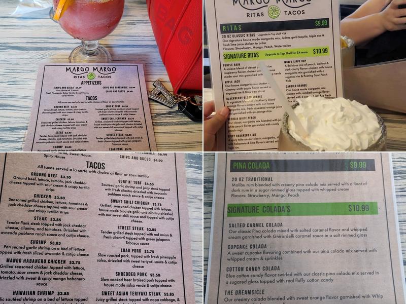 Margo Margo Menu