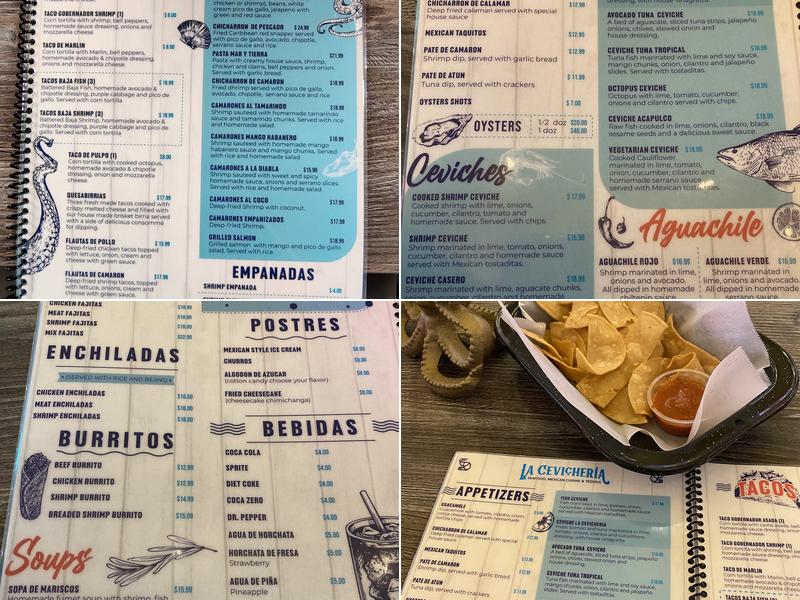 La Cevicheria Menu