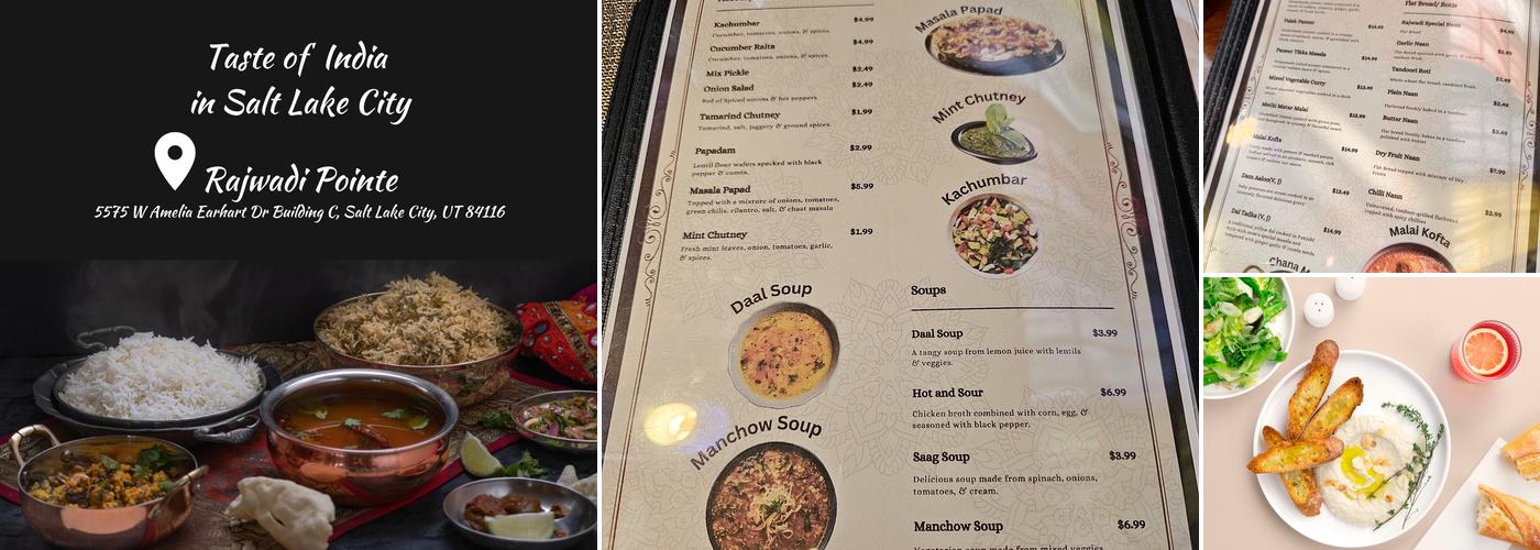 Rajwadi Pointe Menu