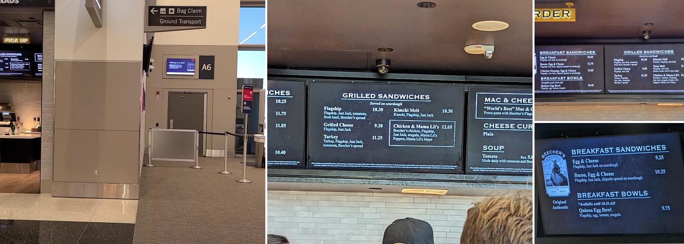 Beecher's Handmade Cheese Menu