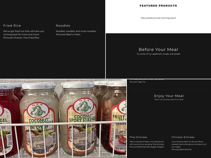 Thai Hut Menu