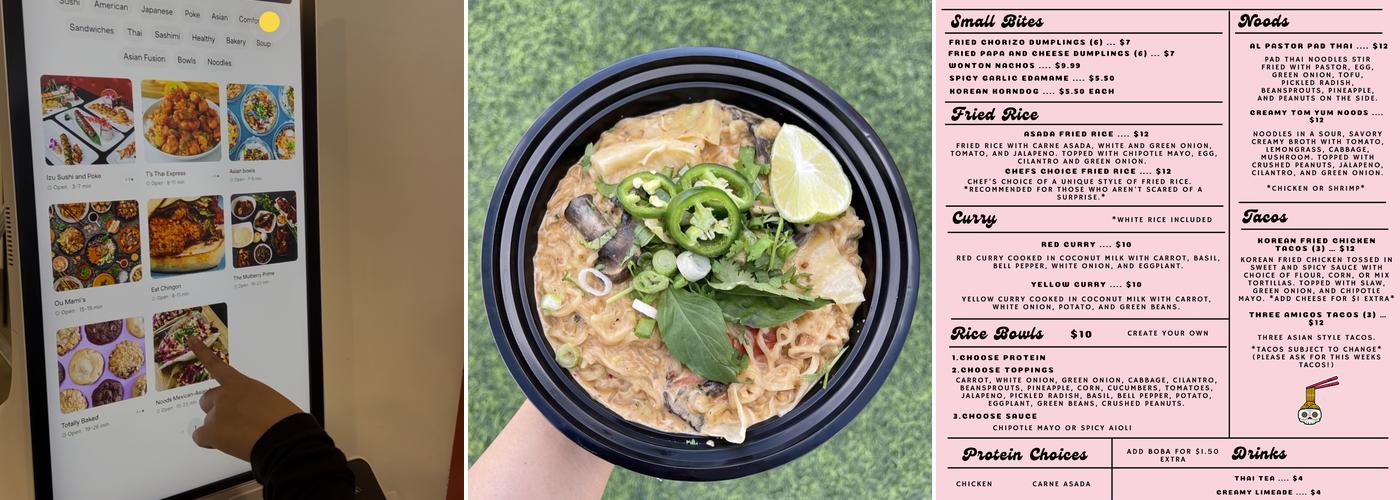 Noods Mexican-Asian Fusion Menu