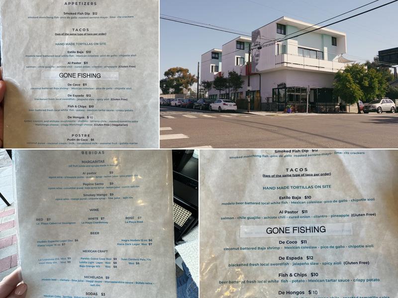 FISH GUTS Menu