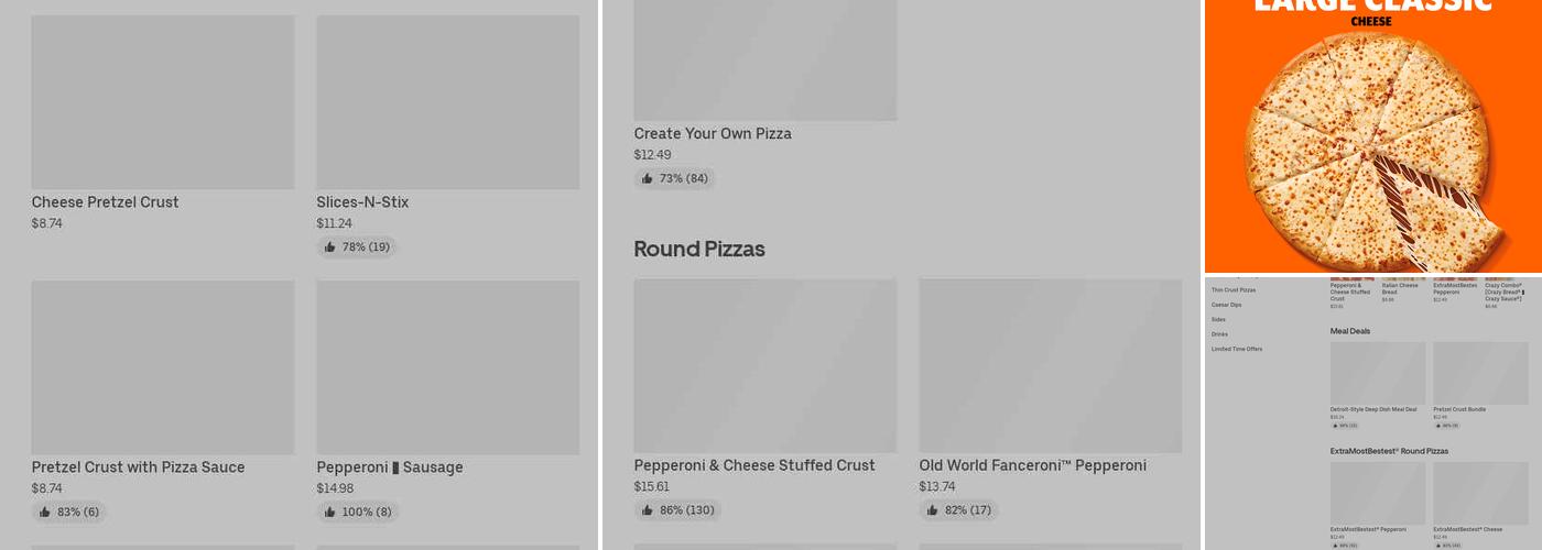 Little Caesars Pizza Menu