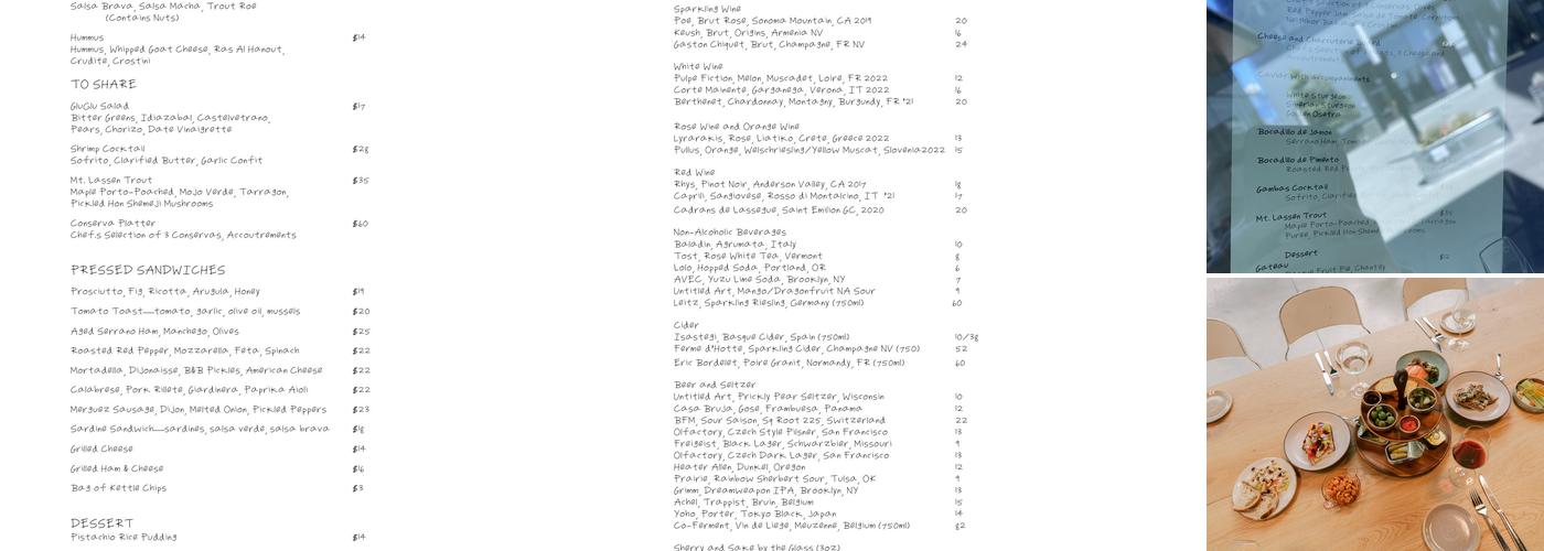 GluGlu Menu
