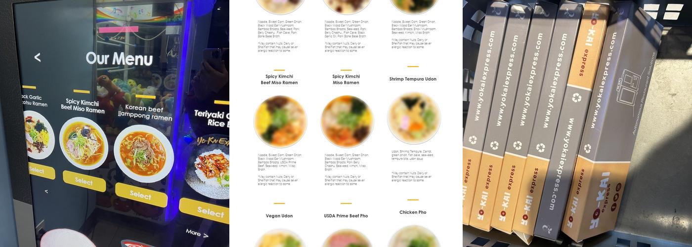 Yo-Kai Express Menu
