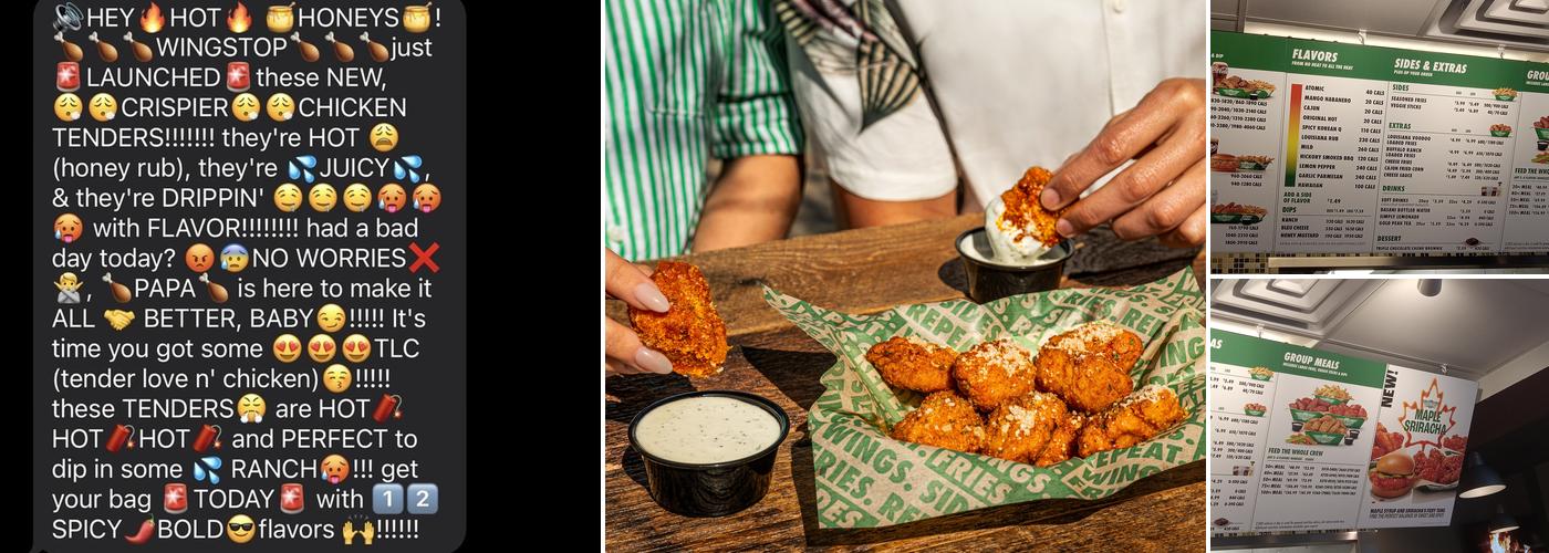Wingstop Menu
