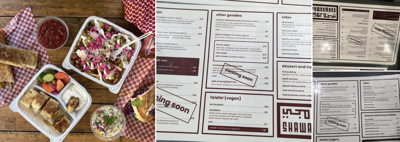 Shawarmaji Menu