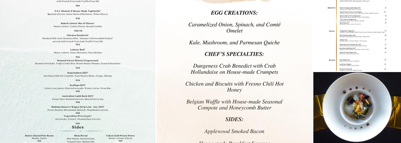 Ditas Menu