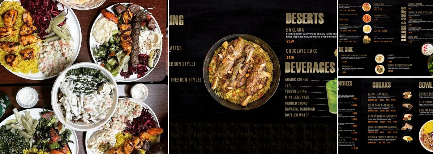 Snack & Shrack Restaurant Menu
