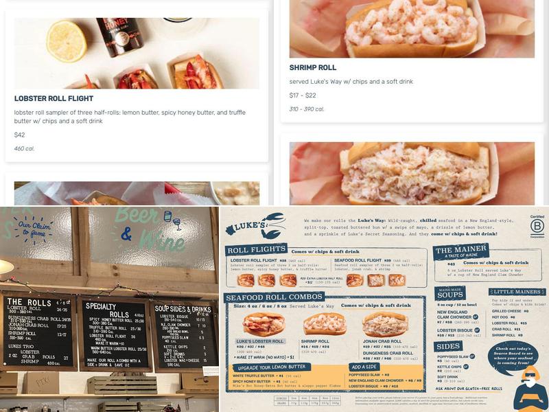 Luke's Lobster Pike Street Menu