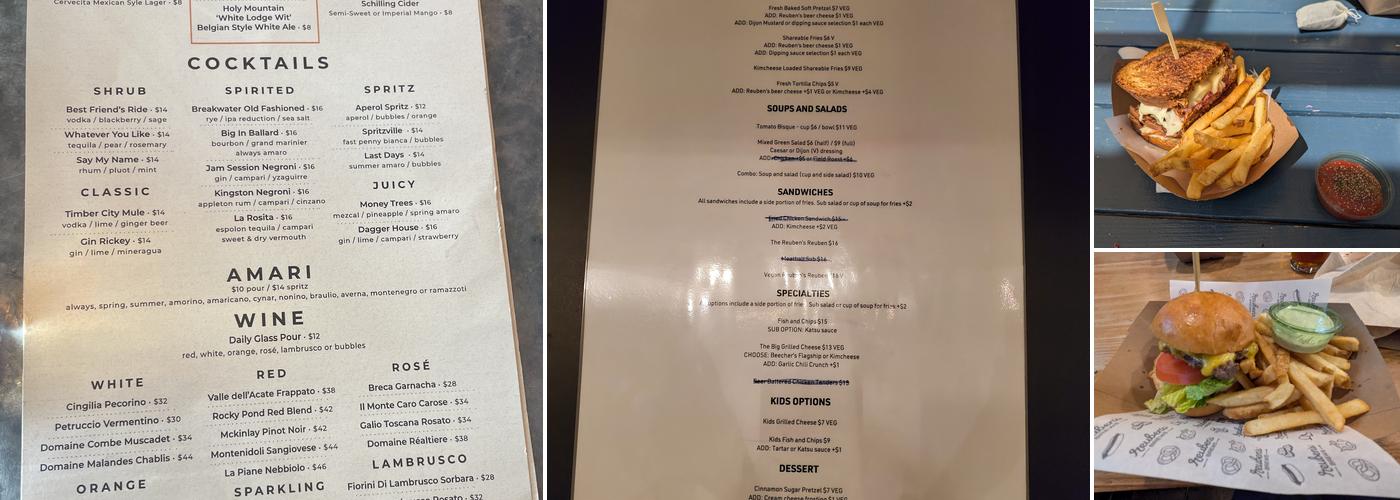 Reuben's Eats Menu