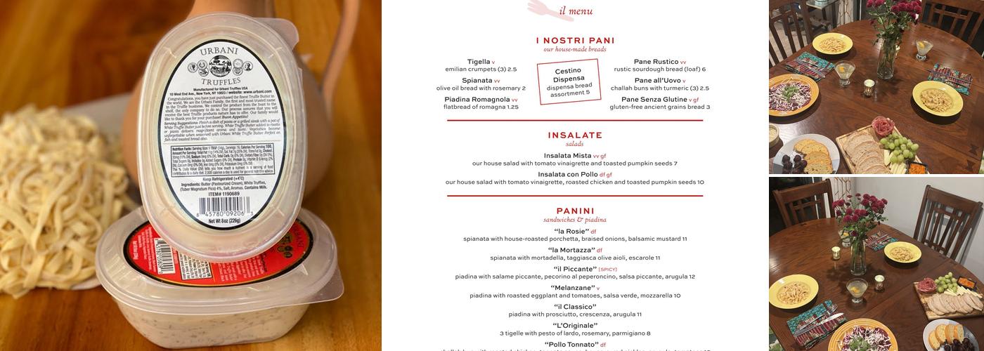 La Dispensa Menu