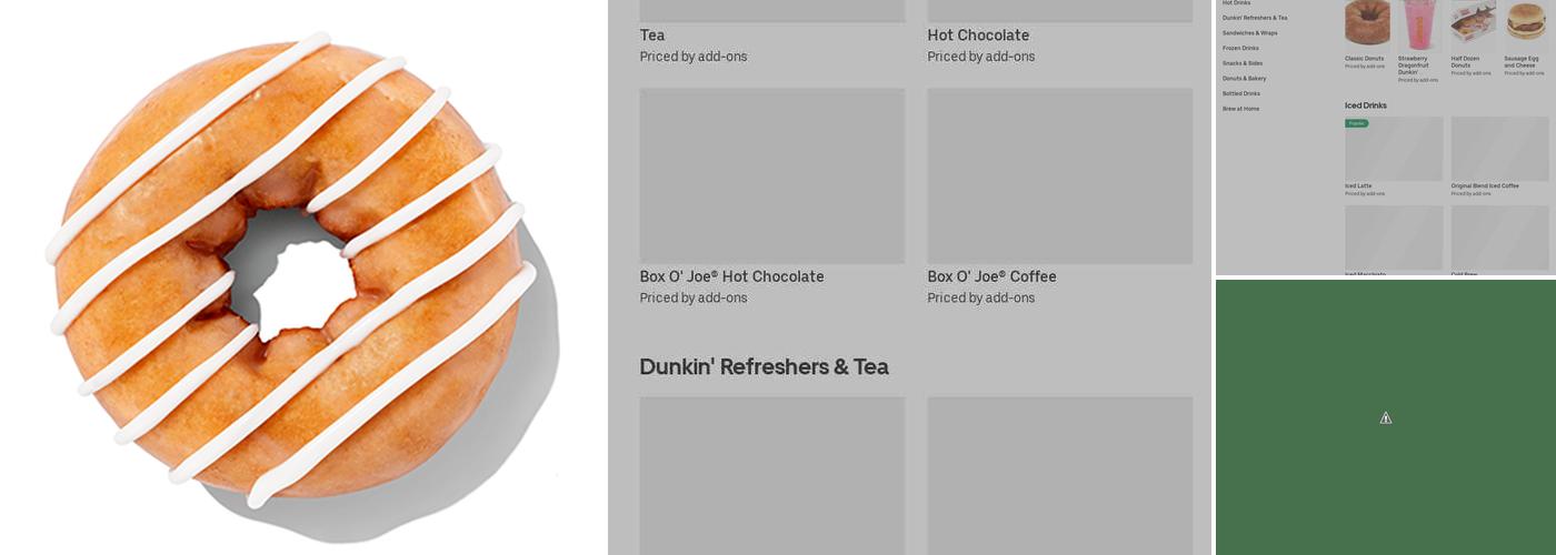 Dunkin' Menu