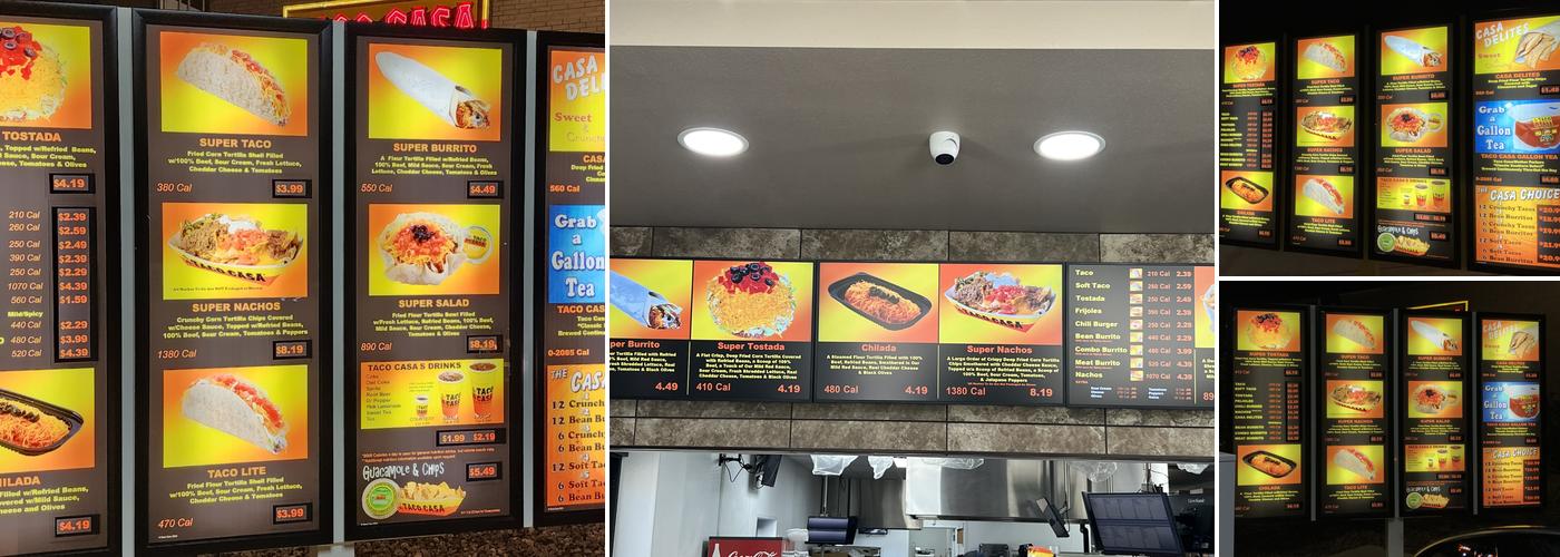 Taco Casa Menu