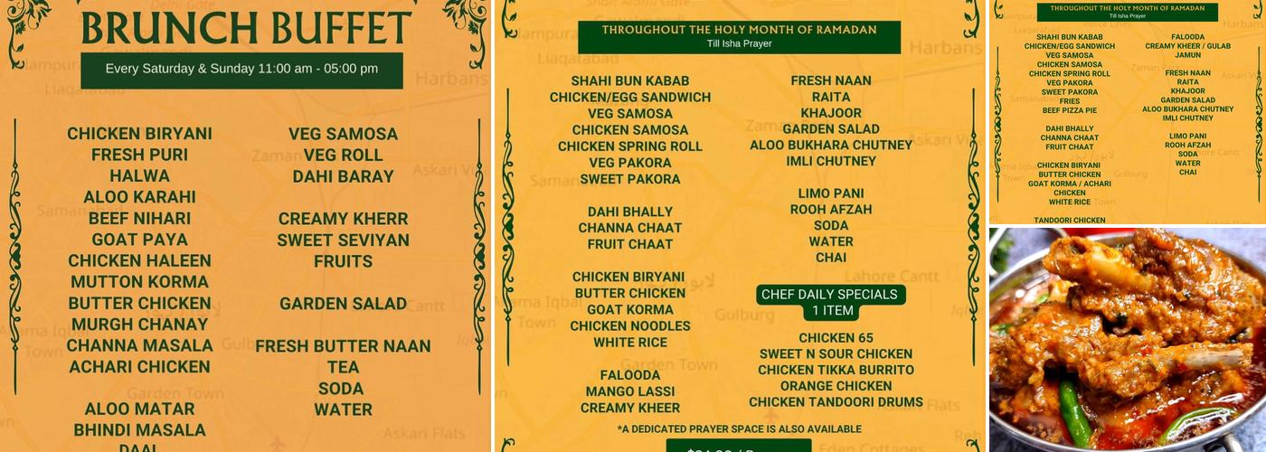 Biryani Stop Menu