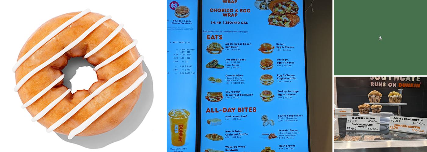 Dunkin' Menu