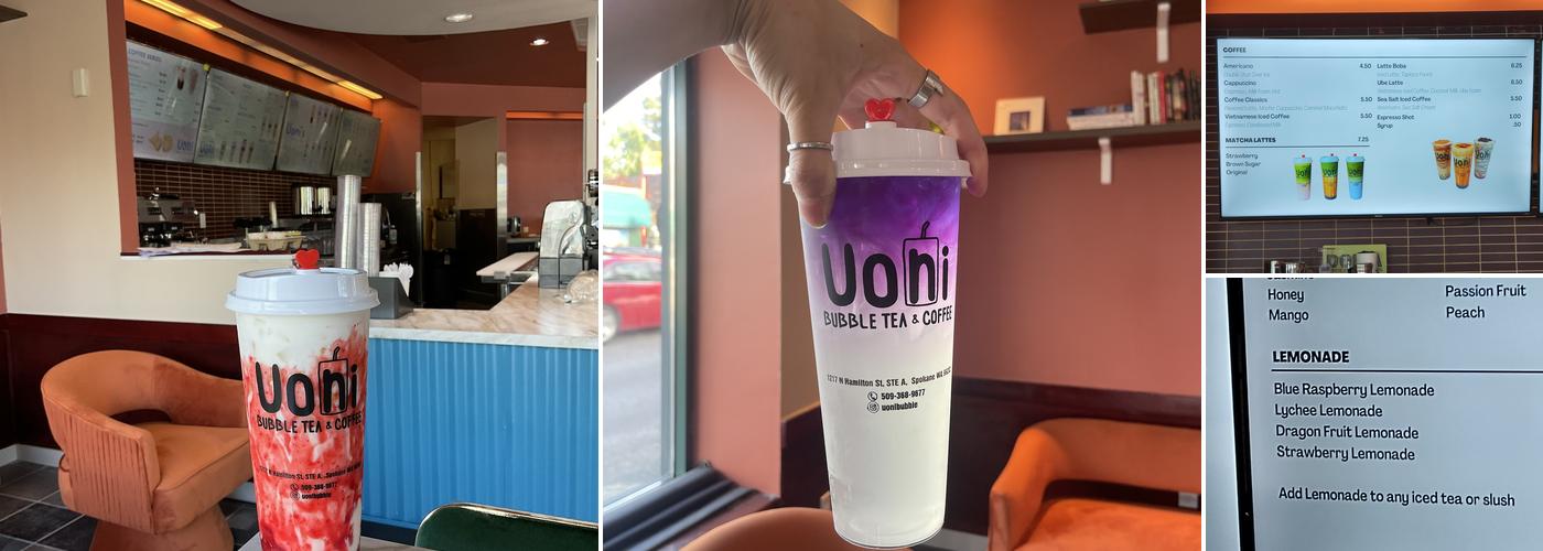 Uoni Bubble Tea Menu