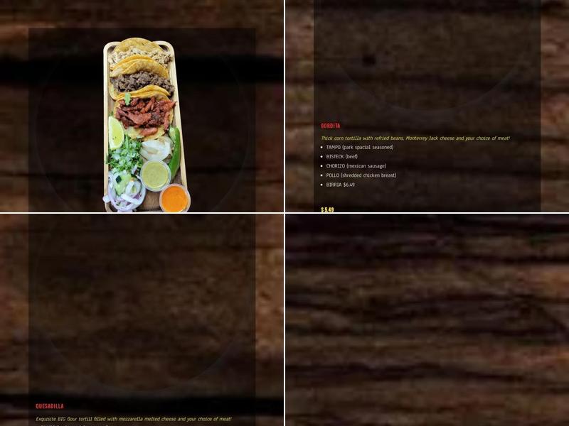 El Norteño Tacos Menu