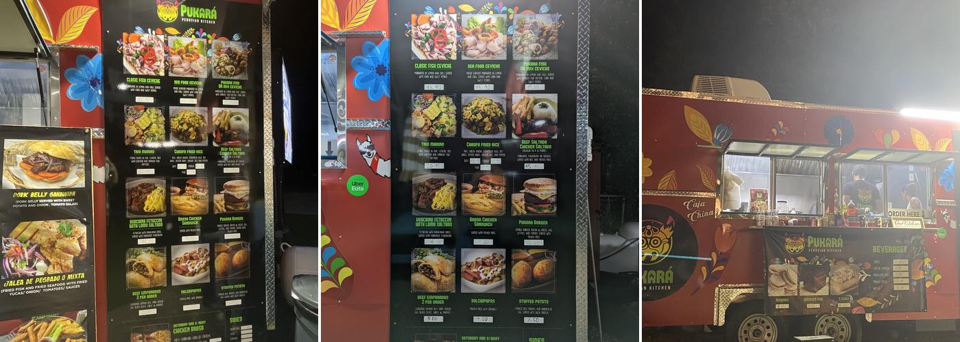 Pukará Peruvian Kitchen Menu