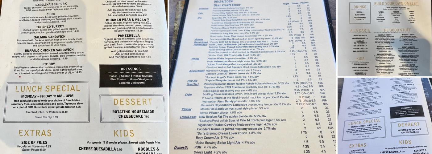 Taphouse Pub & Eatery | Star Menu