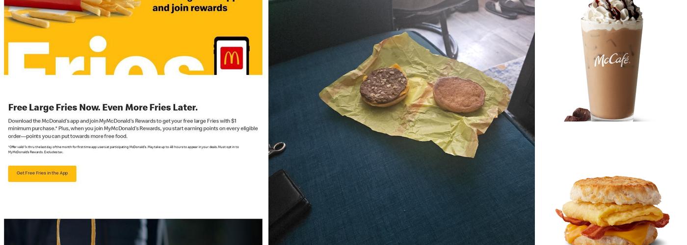 McDonald's Menu