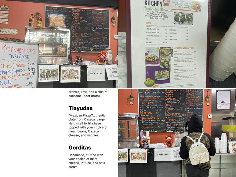 Lupita’s Kitchen Authentic Mexican Menu