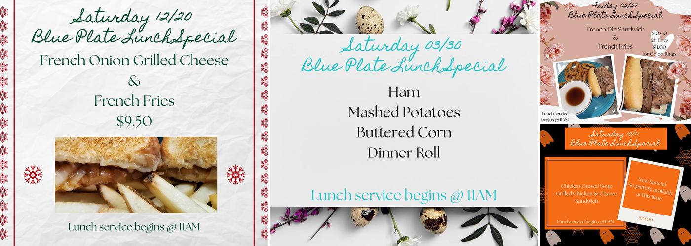 The Bakin' Diner Menu