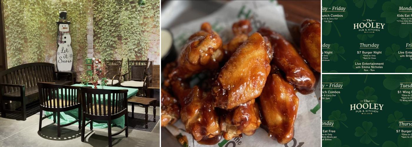 The Hooley Pub & Kitchen Menu