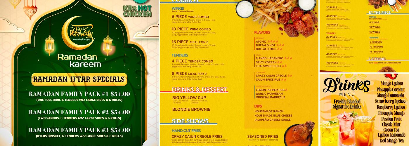 Wing Boss Menu