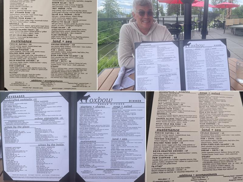 Oxbow Urban Kitchen Menu