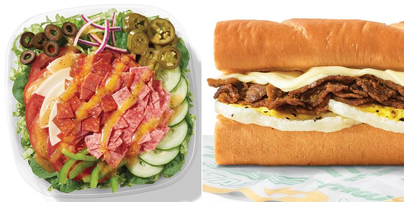 Subway Menu