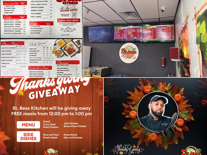 St Bess Kitchen Menu