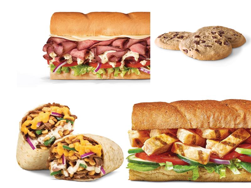 Subway Menu