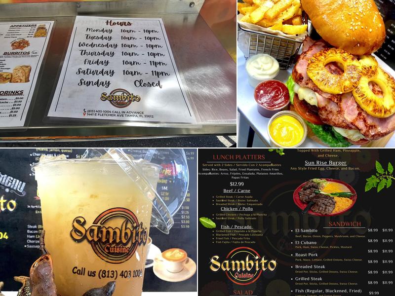 Sambito Cuisine Menu
