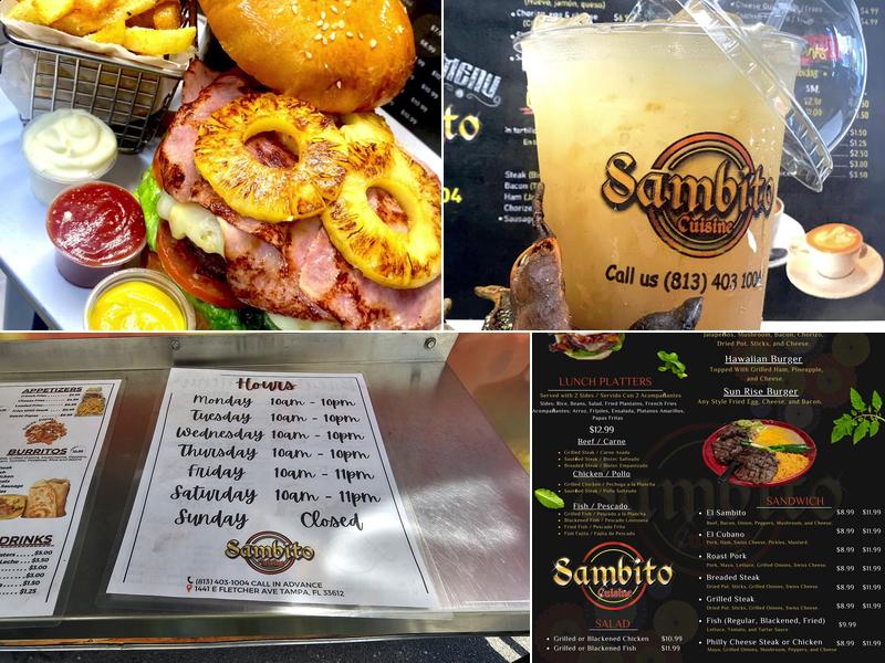 Sambito Cuisine Menu
