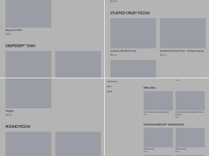 Little Caesars Pizza Menu