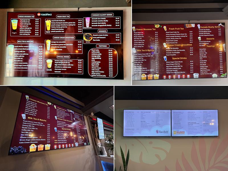 ROYALTEA PINELLAS Menu